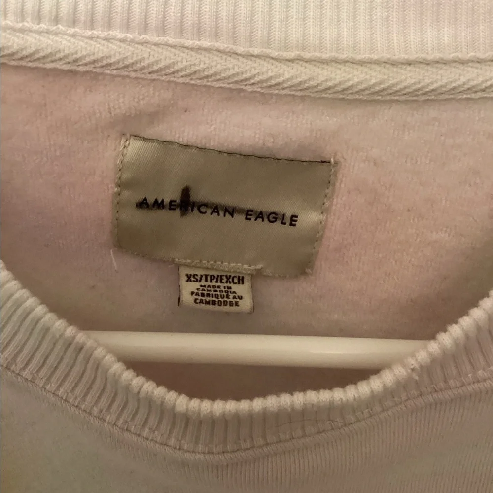 American Eagle Outfitters Tie-Dye Crew Neck Sweater - Green, Yellow, Pink - Picture 2 of 4